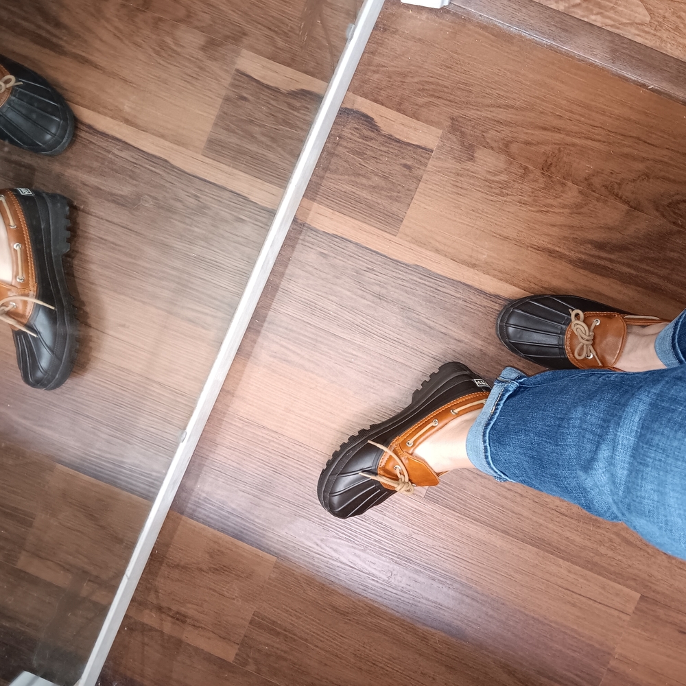 Sperry Dark Brown and Tan Duck Shoes